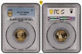2001 $2 MS68