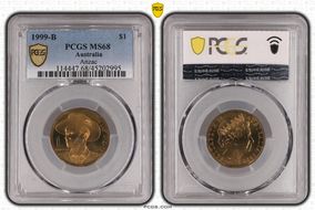 1999-B $1 Anzac MS68