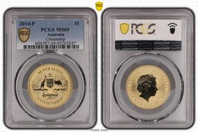 2014-P $1 Citizenship MS69
