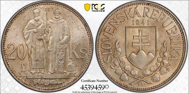 1941 20 Kor KM-7.2 MS64