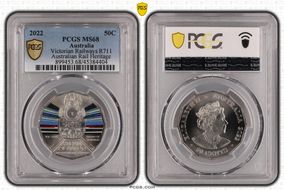 2022 50C Victorian Railways R711 Australian Rail Heritage MS68