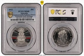 2022 50C Commonwealth Railways-NM25 Australian Rail Heritage MS68