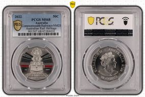 2022 50C Commonwealth Railways-NM25 Australian Rail Heritage MS68