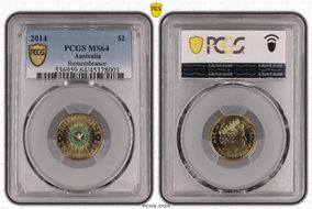 2014 $2 Remembrance - Colorized MS64