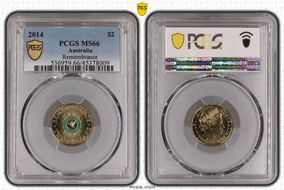 2014 $2 Remembrance - Colorized MS66