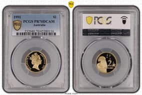 1991 $2 PR70DCAM