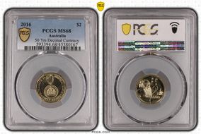 2016 $2 50 Yrs Decimal Currency MS68