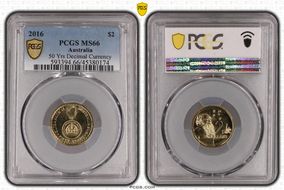 2016 $2 50 Yrs Decimal Currency MS66