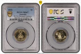 2016 $2 50 Yrs Decimal Currency MS67