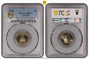 2016 $2 50 Yrs Decimal Currency MS67