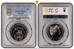 2013 50C Commonwealth Stamps MS69