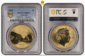 2000 $5 Olympic - Aquatics MS67
