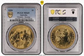 2000 $5 Olympic - Boxing MS69