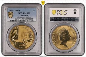 2000 (1997) $5 Olympic - Sailing MS68