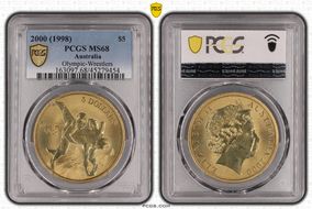 2000 (1998) $5 Olympic-Wrestlers MS68