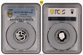 2009 5C 1966 Decimal Pattern PR70DCAM