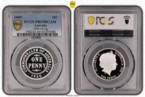 1999 10C 1930 1d Ag PR69DCAM