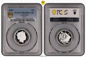 2003 10C Silver PR69DCAM
