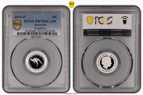 2016-P 10C Kangaroo PR70DCAM