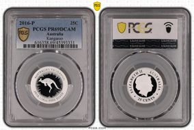 2016-P 25C Kangaroo PR69DCAM