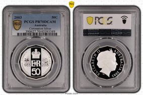 2003 50C Coronation Ag PR70DCAM