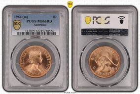 1964 (m) 1D KM-56 MS66RD