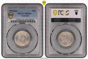 1952(m) Shil KM-46  Ag MS64+