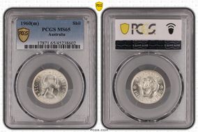 1960(m) Shil KM-59  Ag MS65