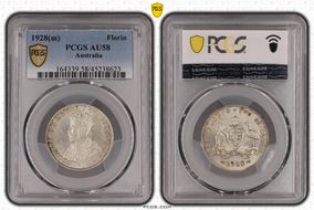 1928(m) Florin AU58