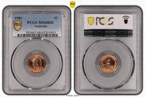 1986 1C MS68RD