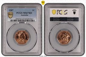 1987 2C MS67RD