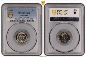 1986 5C Low Echidna MS68