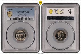 1986 5C Low Echidna MS68