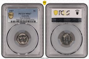 1987 5C Low Echidna MS67
