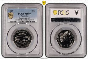 2013 20C Banknotes - £5 MS69