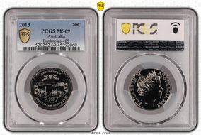 2013 20C Banknotes - £5 MS69