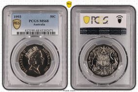 1993 50C MS68