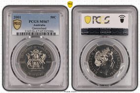 2001 50C Queensland MS67