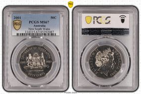 2001 50C New South Wales MS67