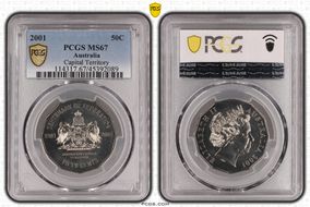 2001 50C Capital Territory MS67
