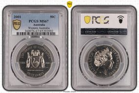 2001 50C Western Australia MS67