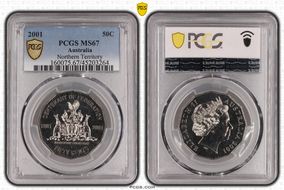 2001 50C Northern Territory MS67