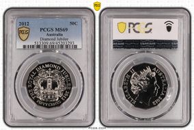 2012 50C Diamond Jubilee MS69