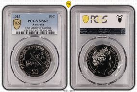 2013 50C 50th Anniv of Surfing MS69