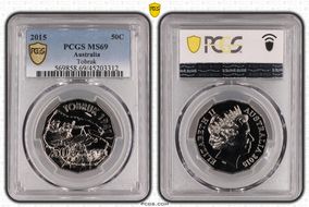 2015 50C Tobruk MS69