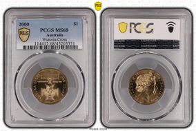 2000 $1 Victoria Cross MS68