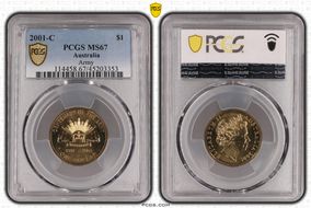 2001-C $1 Army MS67
