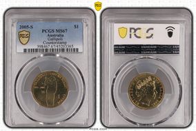 2005-S $1 Gallipoli Counterstamp MS67