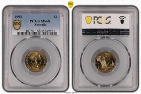 1993 $2 MS68