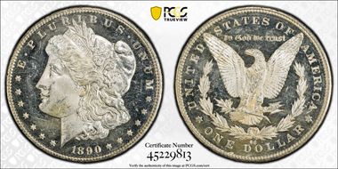 1890-CC $1 MS63DMPL